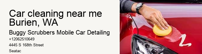 car cleaning near me Burien, WA