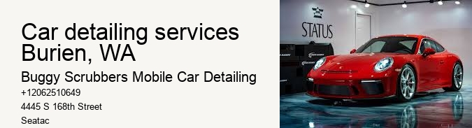 car detailing services Burien, WA